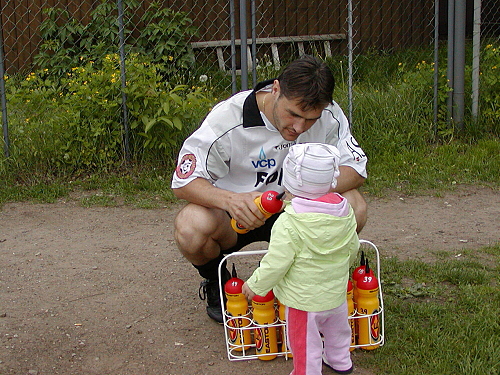 Pavel Suchý v roli tatínka